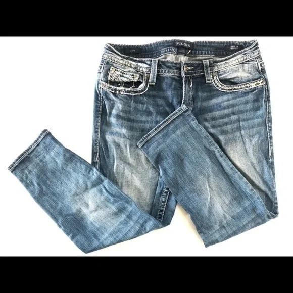 Vigoss Capri Women's Jeans Size W11/12 X L25 - Picture 4 of 7